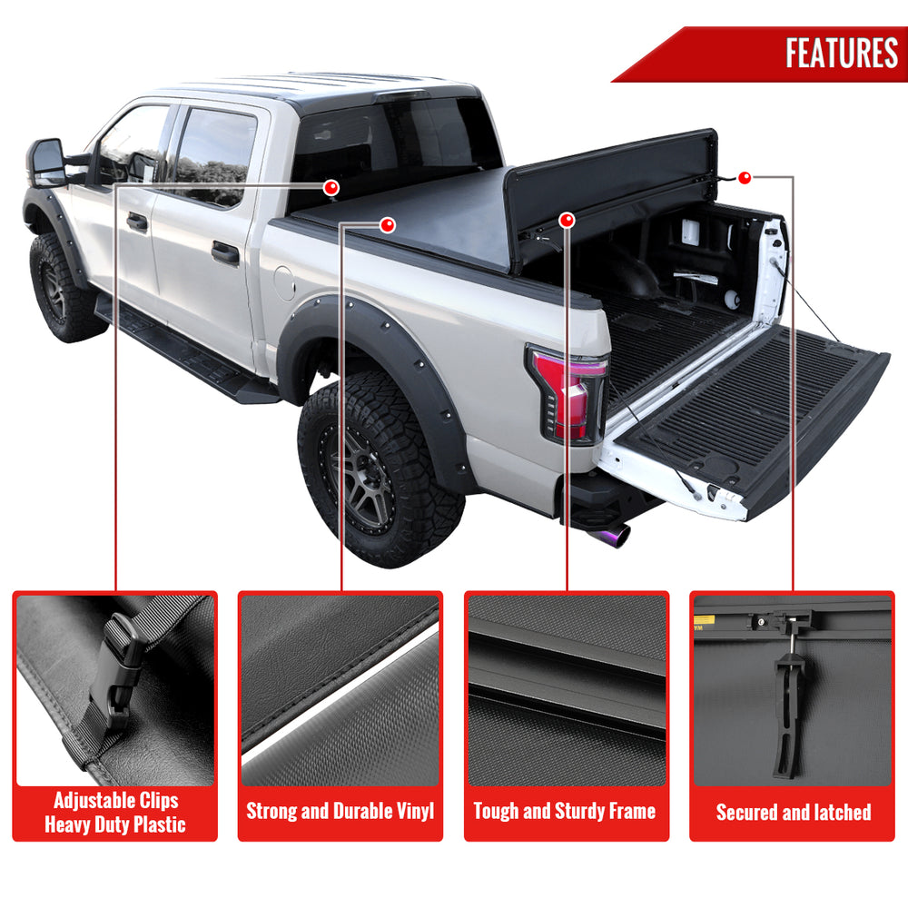 SOFT QUA FOLD TONNEAU COVER FORD RANGER 6 FT BED