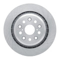 R1 Concepts Brake Rotor Drilled and Slotted Silver Fits Lexus LS460