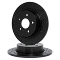 R1 Concepts Brake Rotor- D/S - Black Fits Lincoln Town