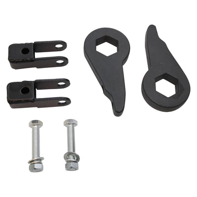 1-3 Inch Leveling Kit Torsion Keys w Shock Extenders 02-06 Avalanche 1500 01-06 Silverado Sierra 1500 01-10 Silverado 2500 3500 00-06 Suburban 1500 00-10 Yukon XL 2500 00-06 Tahoe Freedom Off-Road