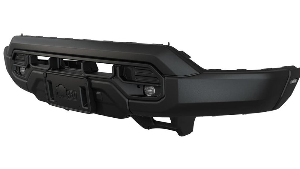 AEV 2024 GMC Canyon Upgrade your 2023 GMC Canyon with the rugged dependable AEV Front Bumper. Built to handle the toughest terrain and designed with uncompromising quality this bumper is the perfect solution for off-road enthusiasts seeking both funct