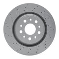 R1 Concepts GEOSPEC Coated Rotor - Drilled Fits Maserati Levante