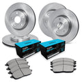 R1 Concepts E- Line Series Brake Rotor with Ceramic Brake Pads Fits Porsche 944