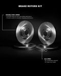 R1 Concepts Brake Rotor- Blank Fits Chrysler Sebring