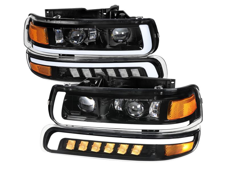 SILVERADO AVALANCHE LED HEADLIGHT ALSO FIT 00-06 SUBURBAN TAHOE