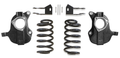 ~(65 lbs. 22X16X9)~ 2015 GMC Yukon XL 2wd W/ NO Auto Ride 2/3 Deluxe Lowering Kit. Includes-. Front 2 Drop Spindles. Rear 3 Drop Coils.