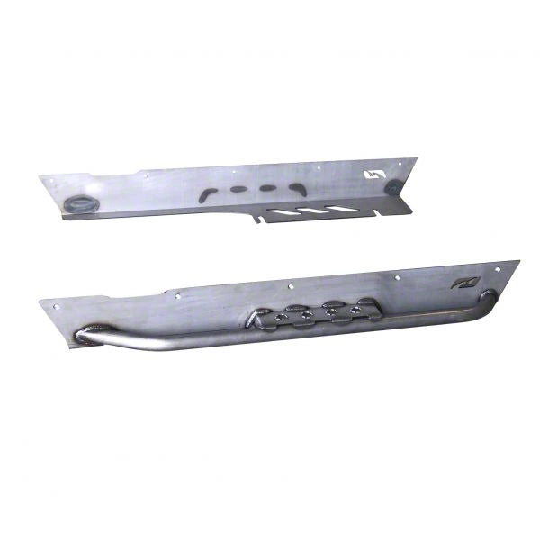 Rocker Guards Fits Comp/Stretch Cut Corner Guards for Jeep TJ - Notched for Motobilt TJ Front Fenders