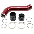 Passenger Side 3.5 in. Intercooler Pipe 20-24 Duramax L5P WCFab Grey