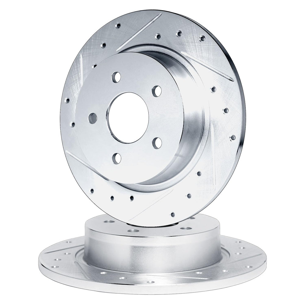R1 Concepts Brake Rotor- D/S - Silver