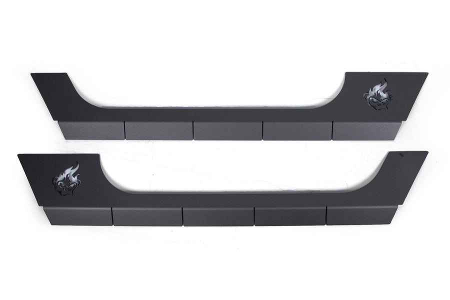 Crawltek 2007-2018 Jeep Wrangler JK 2 Door Cladding - Black - JK40111