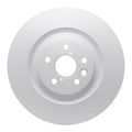 R1 13-25 Lexus GS350 Left Front Drilled & Slotted Black Brake Rotor