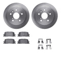 R1 Concepts E- Line Series Brake Rotor with Ceramic Brake Pads Hdw Fits Lexus ES300