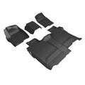 19C SILVERADO 1500/2500/3500HD CREW CAB KAGU FLOORLINER ROW 1 & 2 BLACK (VINYL