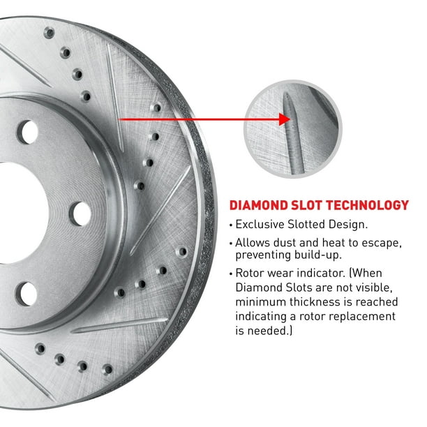 R1 Concepts Brake Rotor- D/S - Silver Fits Kia Sephia