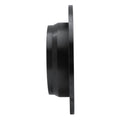 R1 09-16 Hyundai Tucson Rear Left Drilled & Slotted Black Brake Rotor
