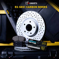 R1 Concepts Hi-Carbon Alloy GEOMET Coated Rotor Fits BMW X5