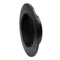 R1 07-17 Acura MDX Rear Right Drilled & Slotted Black Brake Rotor