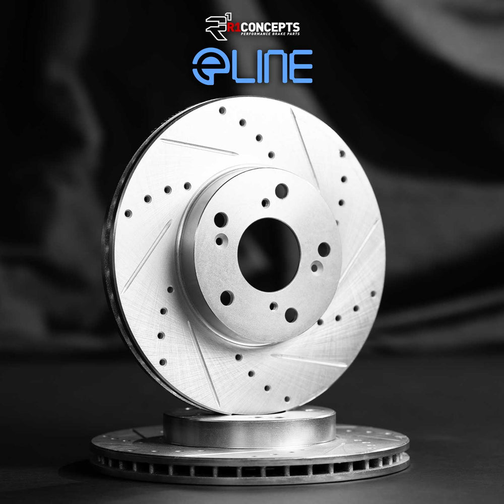 R1 Concepts Brake Rotor- D/S - Silver Fits Ford Country