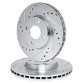 R1 Concepts Brake Rotor- D/S - Silver Fits Dodge Verna
