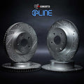 R1 Concepts Brake Rotor- D/S - Silver Fits Toyota FJ
