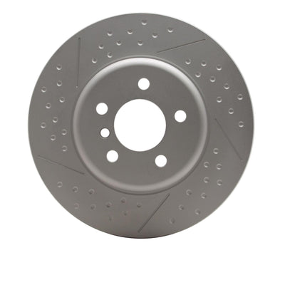 R1 13-21 BMW 230I Rear Dimpled & Slotted GeoSPEC Coated Rotor