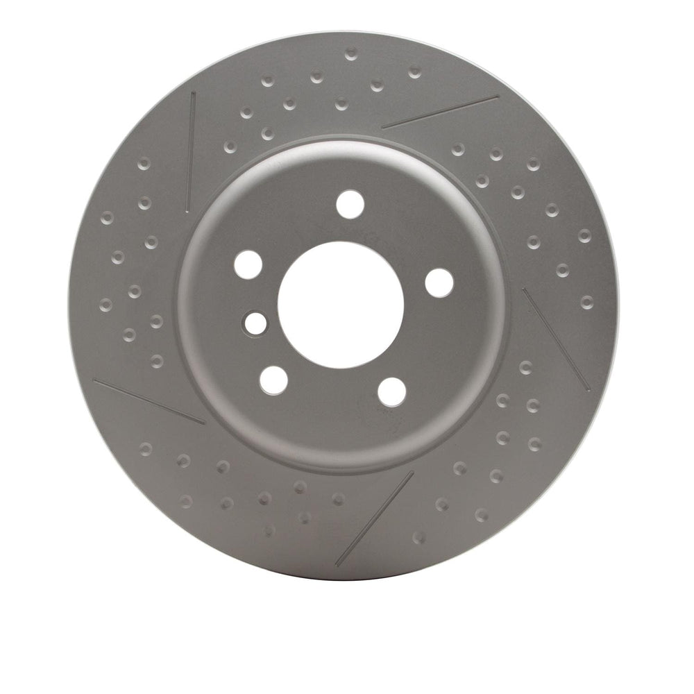 R1 13-21 BMW 230I Rear Dimpled & Slotted GeoSPEC Coated Rotor