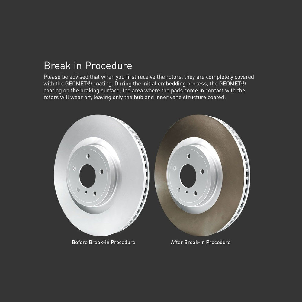 R1 Concepts Brake Rotor- Carbon Coated with Optimum Oe Pads Fits Jaguar S-Type