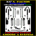 Rock Krawler 4.5 Inch X Factor Pro Elite Aluminum Coil Over System w/ PB J Lower Mid Arms and Fast CD Adjusters Lift Kit with Shocks JT45XFPE-DCSS2