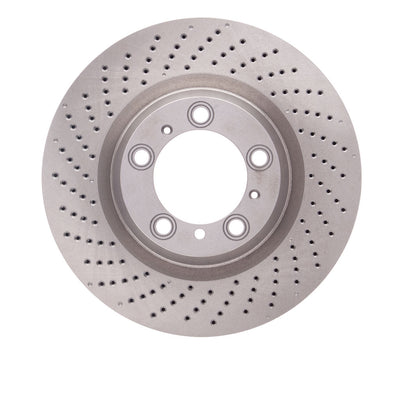 R1 Concepts Brake Rotor - Drilled Fits Porsche 911