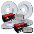 R1 Concepts Brake Rotor- Carbon Coated with Optimum Oe Pads Fits Volkswagen Passat