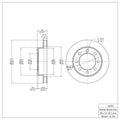 R1 Concepts Brake Rotor Fits Dodge D250