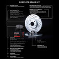 R1 Concepts Brake Hose Fits Toyota Carina