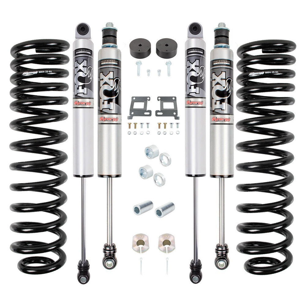 Synergy 2005+ Ford Super Duty F-250/F-350/F-450/F-550 4x4 Leveling System Gas w/ Fox 2.5 IFP Shocks
