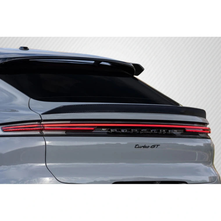 2019-2024 Porsche Cayenne Coupe Carbon Creations Turbo GT Look Rear Mid Wing Spoiler - 1 Piece