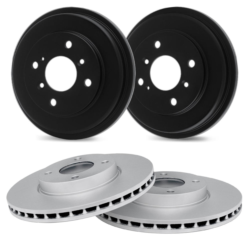 R1 Concepts Brake Rotor Drum- Carbon Coated Fits Chevrolet Aveo