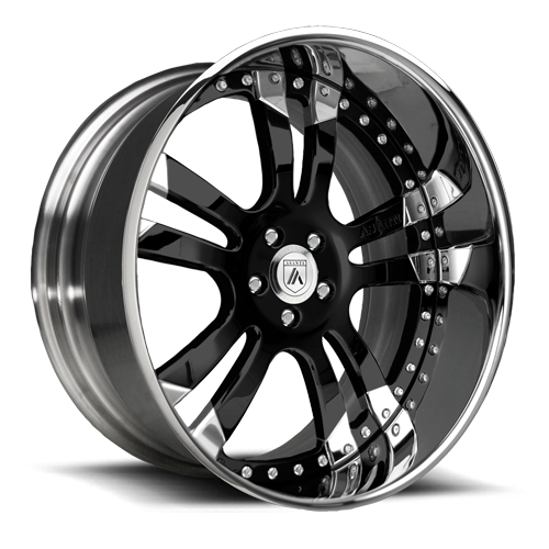 Asanti Forged AF142 22X9 6X135 30 CHR-O BLK-C AF142-22906330BA1