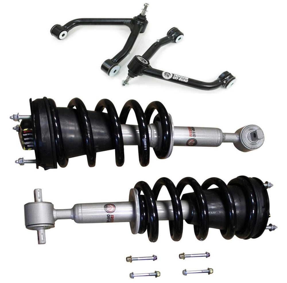 Freedom Offroad 3 Inch Front Lift Struts w/ Front Upper Control Arms Freedom Off-Road - FO-G803F30FO-G703-1FU