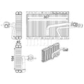 BEHR A/C Evaporator Core