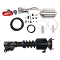 RS Coilovers w Front Air Cups Silver Control System #D-NI-56-VACF-12 D2-ACK01