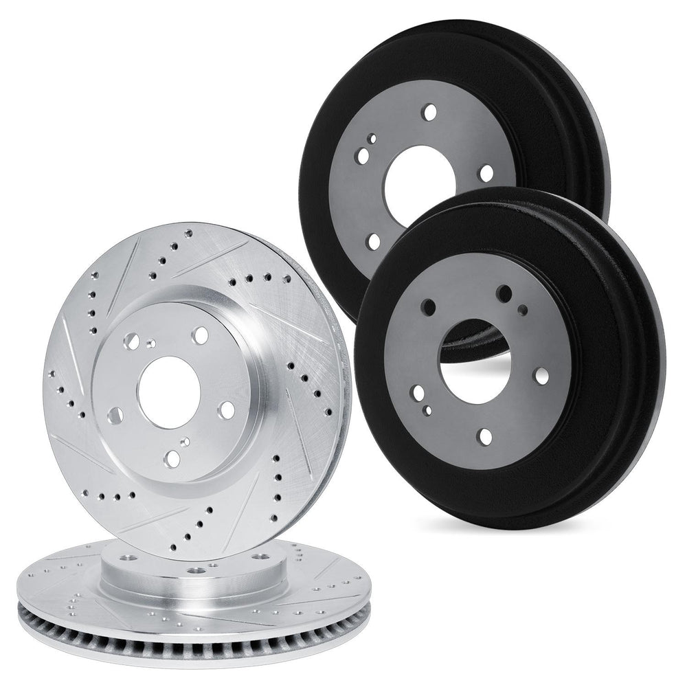 R1 Concepts Brake Rotor Drum- D/S - Silver Fits Buick Electra