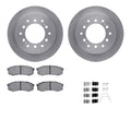 R1 Concepts E- Line Series Brake Rotor with Ceramic Brake Pads Hdw Fits Lexus GX470