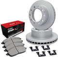 R1 Concepts Brake Rotor- Blank with Optimum Oe Pads Hdw Fits Ford F-450
