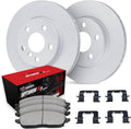 R1 Concepts Brake Rotors - Carbon Coated w/ Optimum Oe Pads Hdw Fits Porsche Boxster
