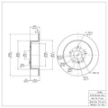 R1 Concepts Brake Rotor Fits Toyota Venza