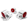 92-95 Civic 94-01 Integra Polished Aluminum Engine Replacement Mount Kit B/D-Series Manual /Hydro Solid Polished Aluminum No Bushings Innovative Mounts