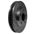 R1 16-25 Honda Pilot Front & Rear Drill/Slot Black Rotors w/Optimum Pads