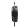 R1 98-00 Volvo S70 Rear Right Drilled & Slotted Black Brake Rotor