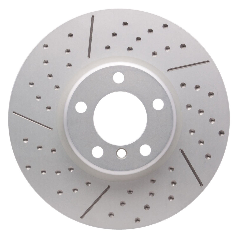 R1 17-20 BMW 440i Front R1 Carbon Alloy GeoMET Dimpled & Slotted Rotor