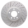 R1 17-20 BMW 440i Front R1 Carbon Alloy GeoMET Dimpled & Slotted Rotor