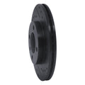 R1 Concepts Brake Rotor Drilled and Slotted Silver Fits Audi 4000